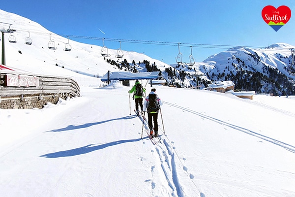 Wintertour Obereggen zur Ganischgeralm