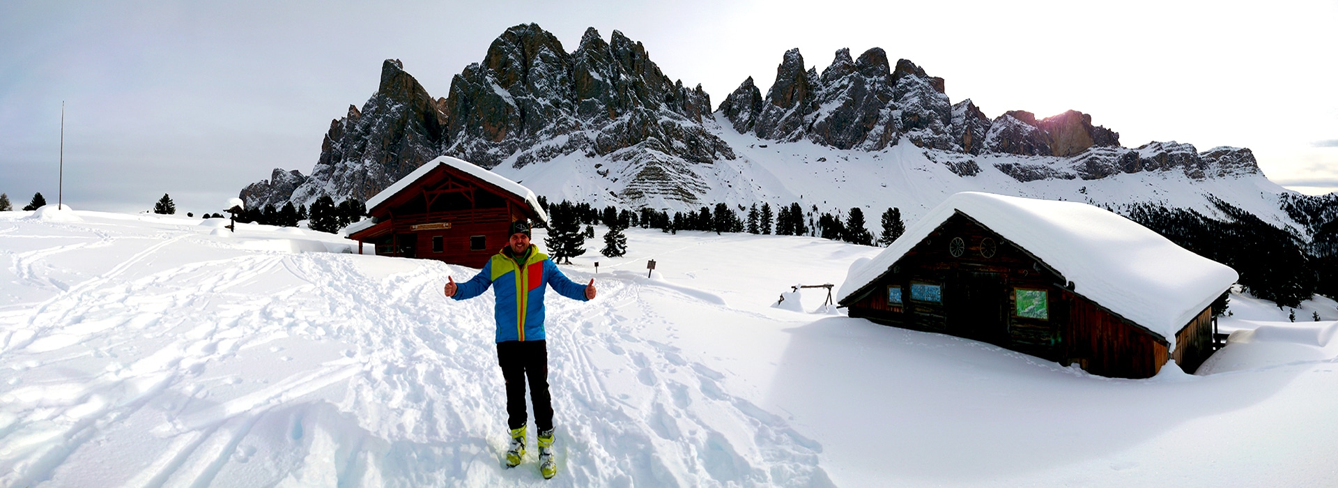Winterwanderung Villnöss - Almen in Südtirol