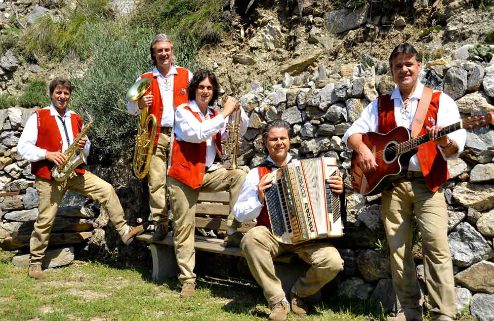 Südtioroler-Spitzbuam Südtirol Musikreisen Konzert Hotel