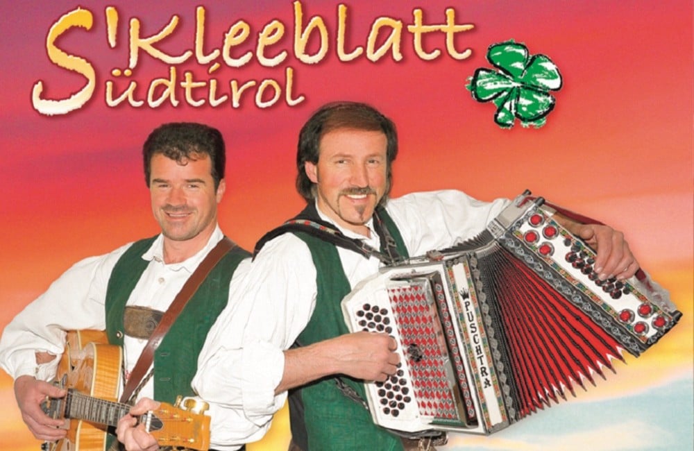 Vatertagsfet mit dem Kleeblatt Meransen Konzerte Südtirol