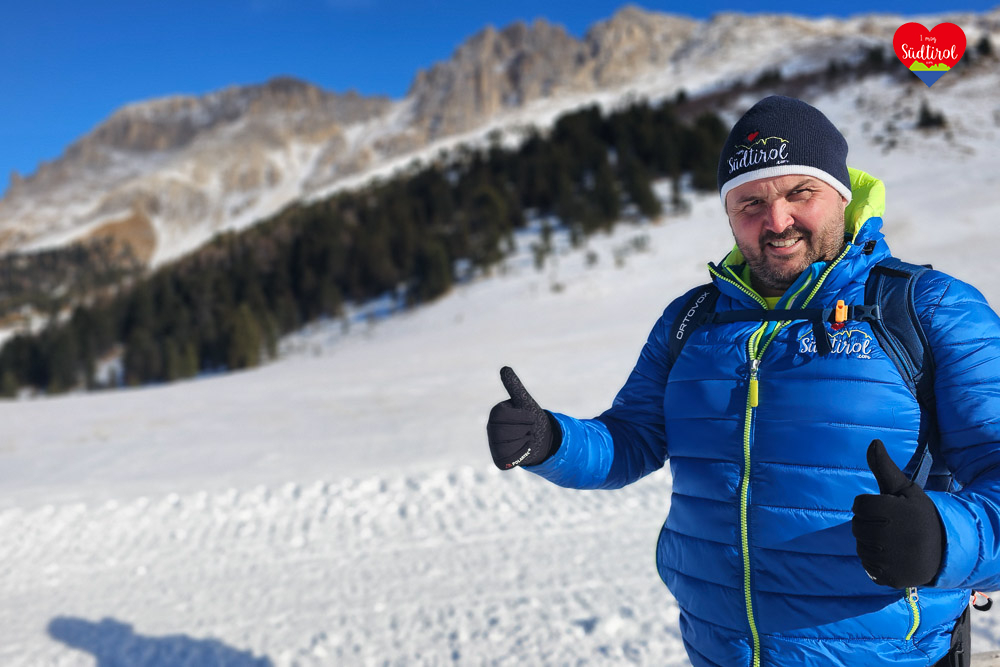 Obereggen Wandern Winter Zischgalm (32)