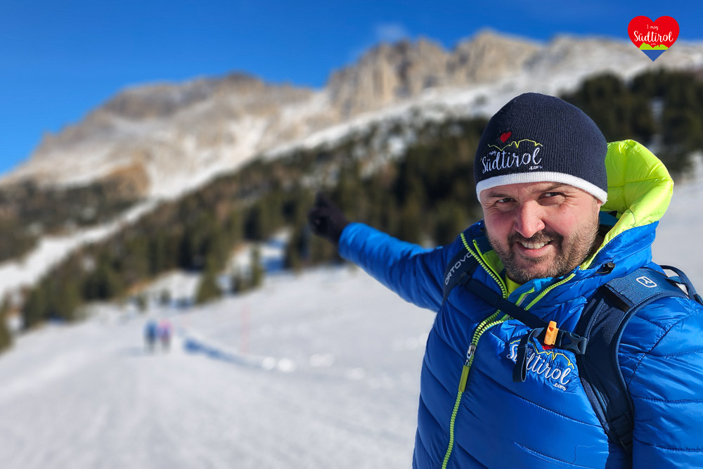 Obereggen Wandern Winter Zischgalm (34)