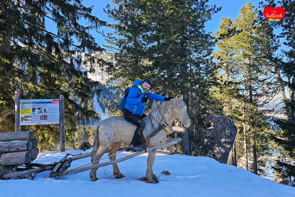 Obereggen Wandern Winter Zischgalm (8)