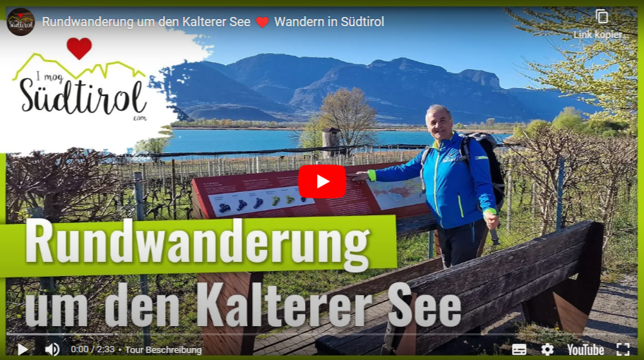 Rundwanderung Kalterer See I Mog Suedtirol Video