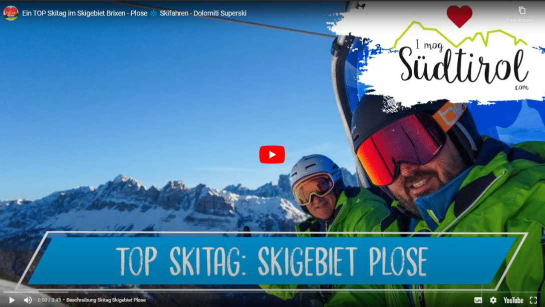 Skifahren Skigebiet Plose Imogsuedtirol Video