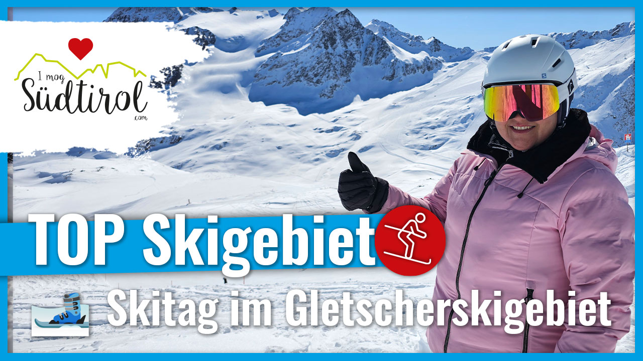 Skitag Gletscher Skigebiet Schnals