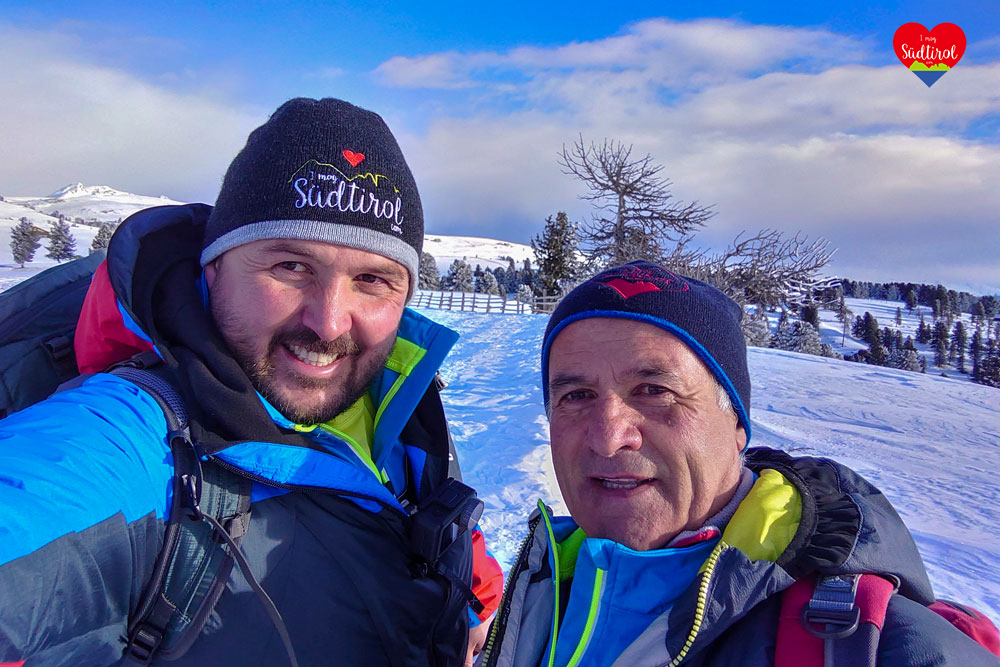 Stoefflhuette Villanderer Alm Winterwanderung Start I Mog Suedtirol Team