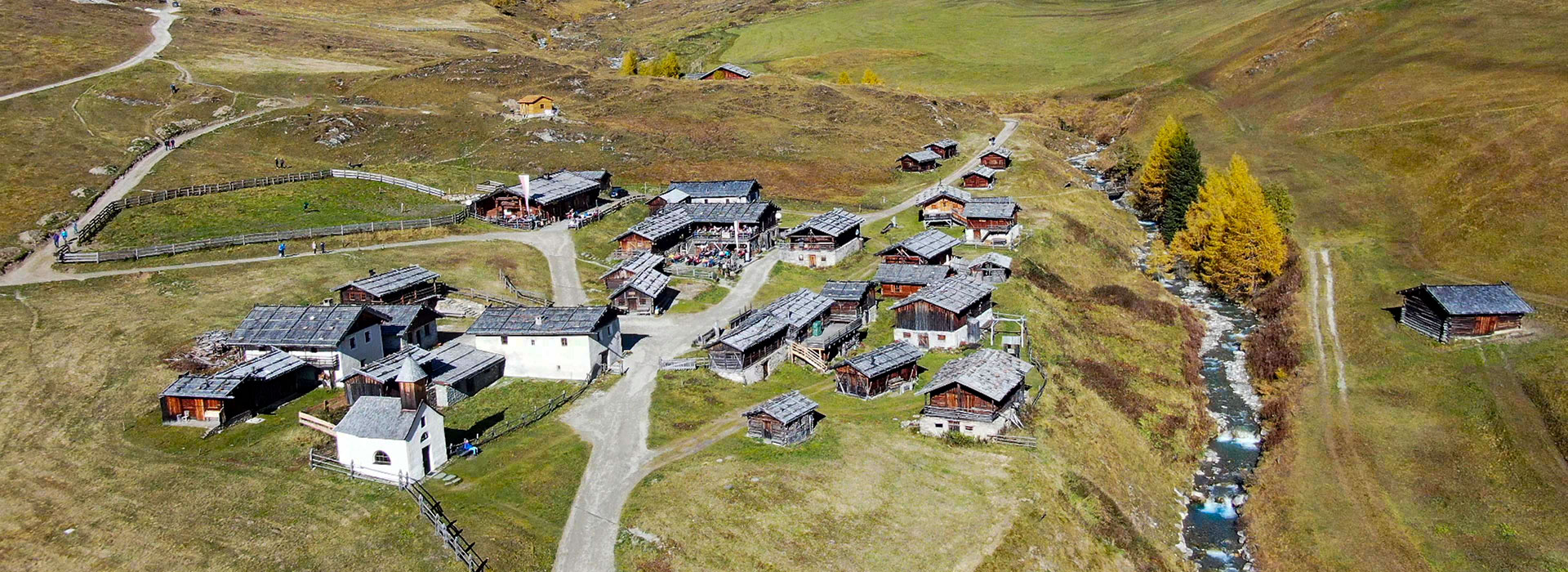 Wanderung zur Brixnerhuette | Drohnenbild