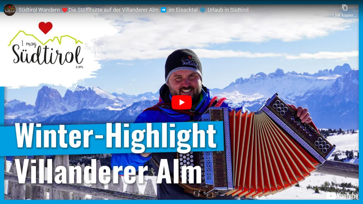Winterwanderung Stoefflhuette Villanderer Alm Video I Mog Suedtirol